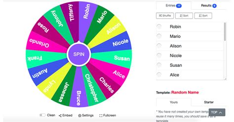 roulette wheel online name picker